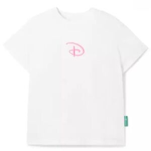 Disney White and Pink T-Shirt